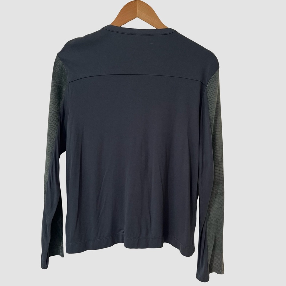 ecru | Green Long Sleeve Suede Button Up Cardigan M - Picture 2 of 6